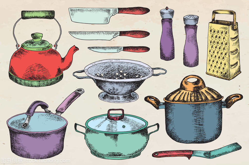 精致的廚房藝術(shù) 一套漂亮的廚具套圖欣賞